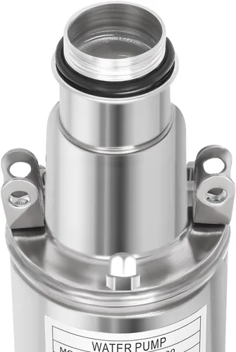 Miniatura 8 de SHZICMY Bomba sumergible de pozo profundo, bomba de agua de acero inoxidable DC 12V 180W, flujo de 396.26 galones/h, elevación de 65.6 pies