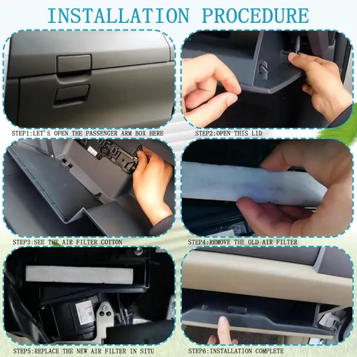 Miniatura 5 de Fresh Breeze CF10285 - Filtro de aire para cabina de pasajeros de automóvil con Arm and Hammer Baking Soda, CF10285 para Toyota Lexus Scion Camry