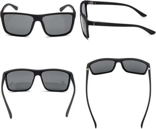Miniatura 3 de Gafas de sol polarizadas deportivas para hombre, gafas de marco cuadrado NP1007
