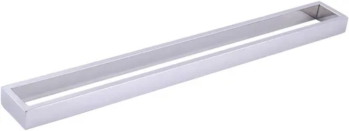 Toallero SUS 304 de acero inoxidable de 24 pulgadas, toallero montado en la pared, toallero para baño, estilo cuadrado moderno, acabado pulido