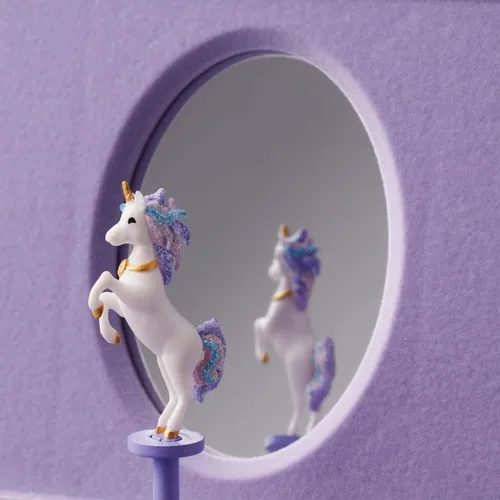 Miniatura 5 de Lenox Childhood Memories - Joyero de unicornio personalizado, organizador de joyas musicales grabado, My First Jewelry Box para niños, niñas pequeñas
