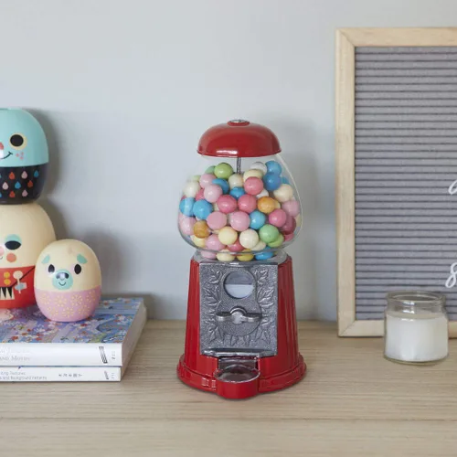 Miniatura 4 de Balvi Gumball Machine American Dream Red - Banco de monedas y dispensador para caramelos, chicles, chocolates, nueces