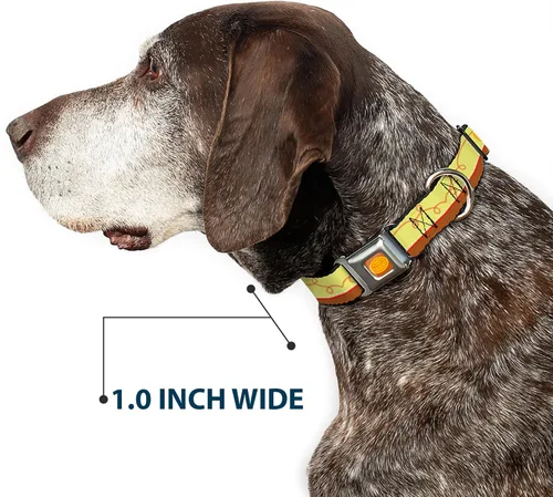 Miniatura 6 de Collar de perro Hebilla de cinturón de seguridad Toy Story Woody Bounding Cowboy Buckle Amarillo Rojo Marrón 9 a 15 pulgadas 1.0 pulgadas de ancho