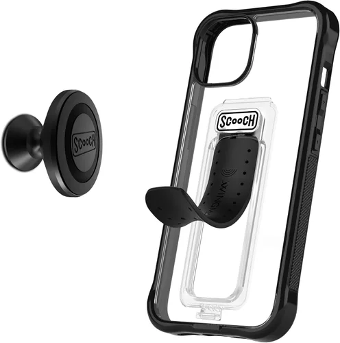 Miniatura 12 de Scooch® para iPhone 15 Pro Max Funda con Soporte, Funda Kickstand Wingman 5-en-1, Protección contra Caídas de Grado Militar, Kickstand Desplegable