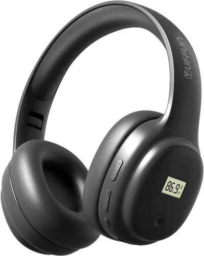 Miniatura 10 de Audífonos de Radio FM Personales Recargables y Portátiles con Mejor Recepción, Auriculares Inalámbricos con Protectores Auditivos para Correr