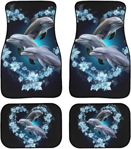 Miniatura 27 de Showudesigns Alfombrillas de automóvil de colibrí, accesorios para asiento delantero y trasero, alfombrillas de ajuste universal para SUV, camiones