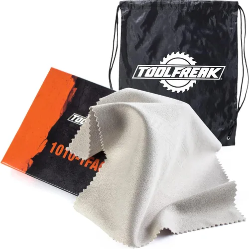 ToolFreak Paquete de 2 paños para lentes antiniebla, tecnología única que evita el empañamiento en los lentes, lentes, cámara del teléfono, espejo