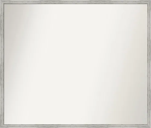 Miniatura 527 de Amanti Art Espejo de baño blanco para sobre el fregadero, 32 x 45 pulgadas, espejo de tocador rectangular blanco esbelto, marco de madera moderno