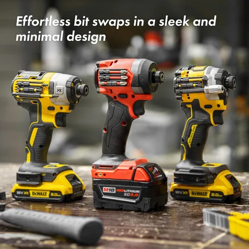 Miniatura 7 de Simon Tools Soporte magnético para taladros de impacto y taladros - Adhesivo súper fuerte - Accesorio de taladro que se adapta a la mayoría