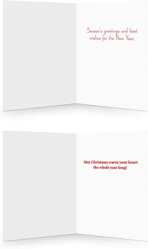 Miniatura 4 de Tarjetas navideñas rústicas surtidas - 18 tarjetas de Navidad en caja y sobres