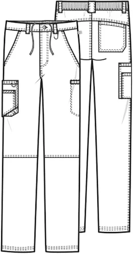 Miniatura 6 de Pantalón Cherokee Infinity CK200A, tipo cargo, cierre zíper frontal, para hombre