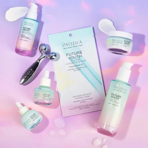 Miniatura 15 de Pacifica Future Youth Rodillo Facial de Acero Inoxidable – Masajeador Facial Dual de Enfriamiento Gua Sha para Esculpir, Contornear y Reducir