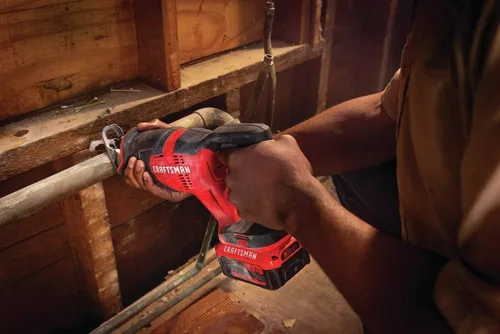 Miniatura 8 de CRAFTSMAN V20 - Kit de sierra recíproca inalámbrica, 3000 RPM, 14.5 pulgadas, batería y cargador incluidos (CMCS300M1)