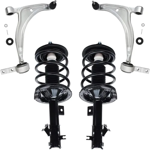 Miniatura 72 de Detroit Axle - Brazos de control superiores traseros para Chrysler 300 Dodge Challenger Charger Magnum, reemplazo del conjunto de brazos de control