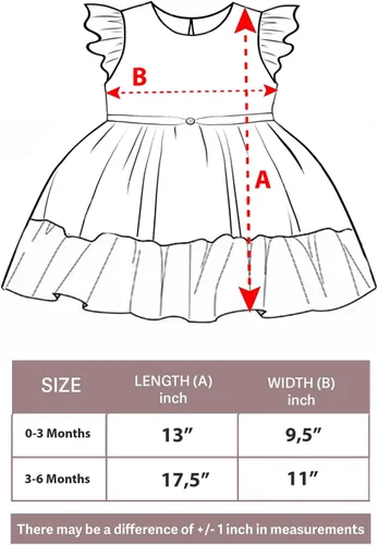 Miniatura 7 de Lilax Vestido de tul con volantes para bebé, conjunto de regalo de tutú en capas