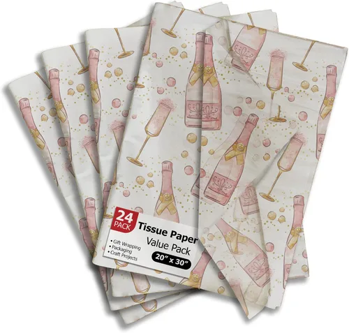 Miniatura 30 de Pro Supply Global Space Astronaut Papel de Seda Impreso para Bolsas o Cajas de Regalo y Envoltura - Papel de Seda Decorativo a Granel para Embalaje