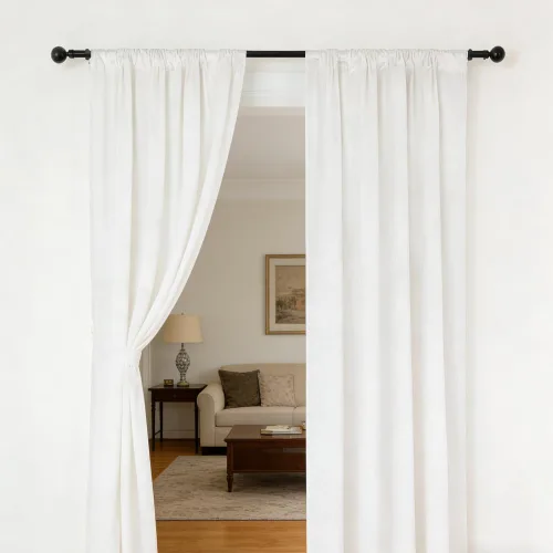 Miniatura 10 de nanbowang - Cortinas de terciopelo negro; cortinas de terciopelo de 63 pulgadas de largo, suaves, con bolsillo para cortinero, con aislamiento