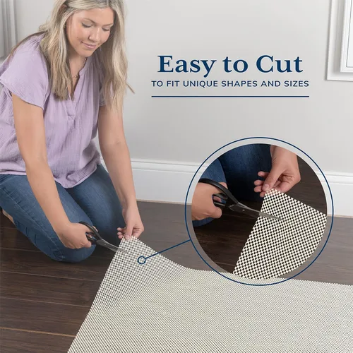Miniatura 3 de Veken Base Antideslizante para Alfombra de 2.5 x 8 pies para suelos de madera dura, almohadillas antideslizantes para alfombras de área, bases