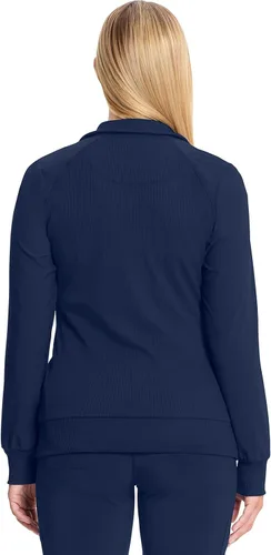 Miniatura 9 de Infinity by Cherokee 2391A - Chaquetas médicas con cremallera frontal para mujer, tela elástica en 4 direcciones