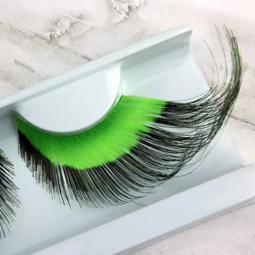 Miniatura 9 de Elegant Lashes QUEENIE Halloween Pride Rainbow colorido desfile pestañas postizas (negro)