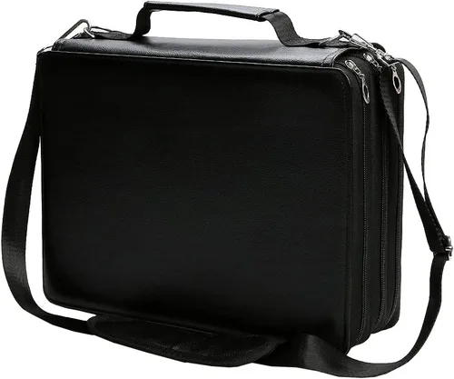 Estuche organizador para rotuladores, 168 ranuras, gran capacidad, con práctico soporte portátil multicapa para lápices de acuarela y marcadores de
