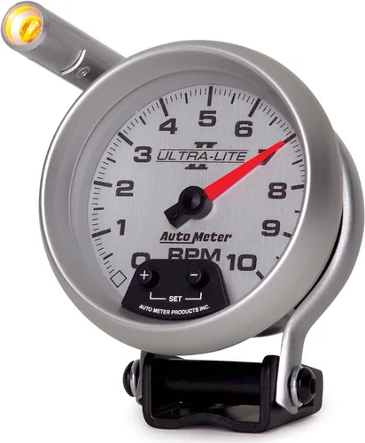 Miniatura 2 de Auto Meter 4990 Ultra-Lite II 3-3/8" 10000 RPM Pedestal Mount Mini-Monster Tacómetro