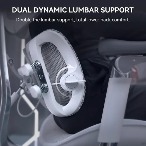 Miniatura 3 de SIHOO Doro S300 Silla Ergonómica de Oficina, Silla de Computadora, Silla Gaming con Soporte Lumbar Dinámico Doble, Reposabrazos Coordinados 6D