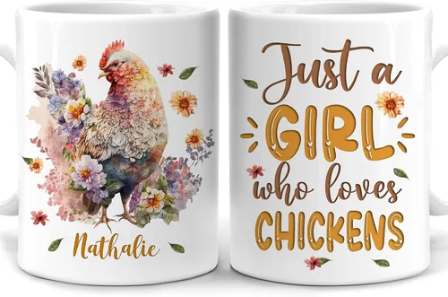 Miniatura 39 de Hyturtle Regalos Personalizados Amante de Ranas - Solo Una Chica Que Ama Las Ranas Taza de Café Personalizada con Nombre en Cerámica de 11oz - Idea