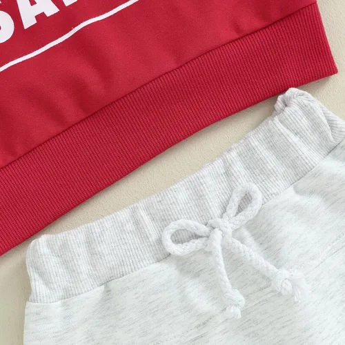 Miniatura 20 de Conjunto de camisa larga y divertida para bebé niño y niña, ropa de primera Navidad, 6, 12, 18, 24 meses, 2T