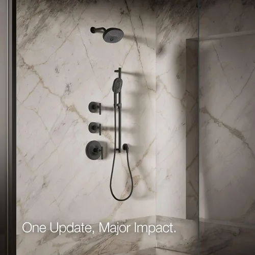 Miniatura 8 de Kohler 26290-G-BL Statement® Cabezal de ducha de tres funciones, 1.75 gpm, negro mate