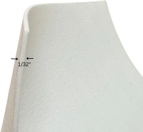 Miniatura 2 de Papel de fibra de cerámica 3170, 1/32" de grosor, tamaño 11" x 12" 20 hojas, junta de aislamiento de alta temperatura o revestimiento para horno