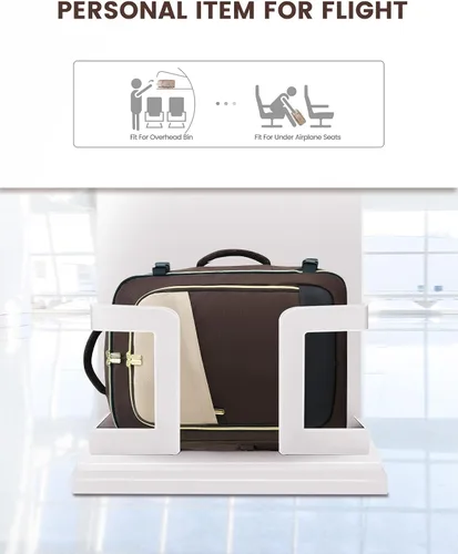 Miniatura 2 de LOVEVOOK Mochila de viaje para mujer, mochila de transporte de 40 litros aprobada para vuelo, bolsa grande para artículos personales para portátiles