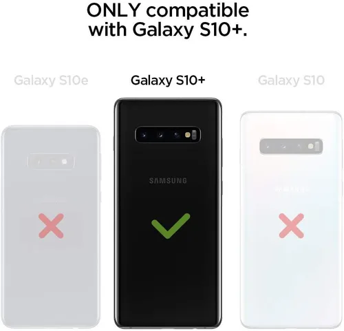 Miniatura 6 de AICase Funda para Galaxy S10 Plus, protección contra caídas, cuerpo completo, resistente, a prueba de golpes, caídas, polvo, capa protectora Negro