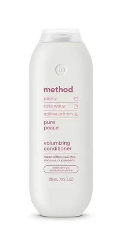 Method Acondicionador voluminizador, Pure Peace – para un cabello más grueso, más completo y seguro para cabello teñido – Sin sulfato, sin parabenos