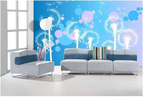 Miniatura 10 de Mural de pegatina removible para decorar el hogar Bonito árbol de cerezo en flor