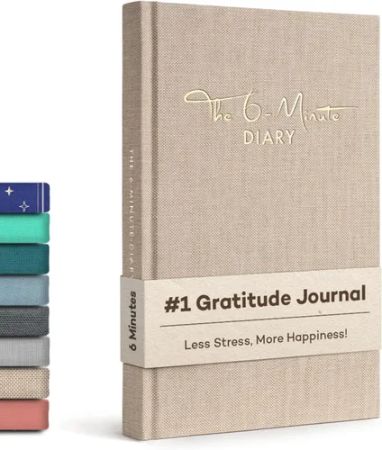 Miniatura 10 de Diario de 6 minutos – Diario de gratitud de 3 millones de usuarios para mujeres y hombres con indicaciones – Libro de autocuidado guiado basado