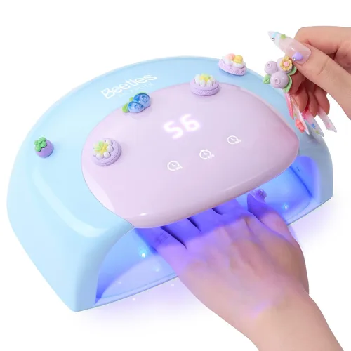 Miniatura 13 de Beetles - Lámpara de uñas UV – Lámpara LED de uñas con 3 temporizadores de 30/60/120 segundos, luz UV para uñas de gel, secador de uñas con sensor