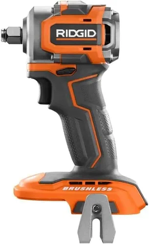 Miniatura 2 de RIDGID Kit de llave de impacto inalámbrica SUBCOMPACT de 1/2 pulgada sin escobillas, 18 V con batería de 2.0 AH, 18