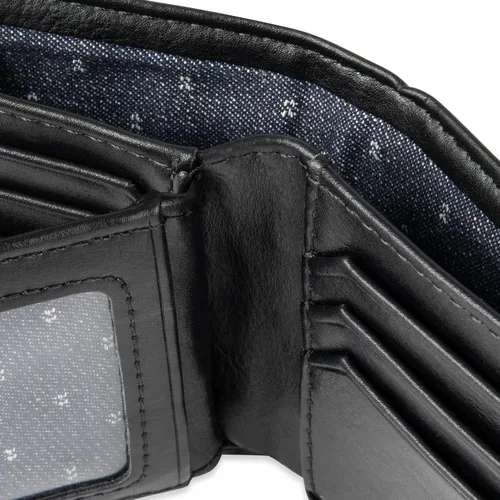 Miniatura 6 de Levi's Cartera delgada para hombre con capacidad extra y bloqueo RFID, estilo bifold con múltiples ranuras para tarjetas
