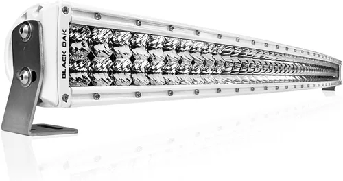 Miniatura 10 de Black Oak LED Marine Barra de luz LED curvada, Barra de luz de doble fila de 20 pulgadas, Combo, Foco, Ópticas de inundación (5W/200W) Serie Pro