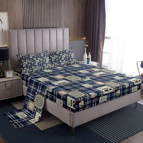 Miniatura 20 de Erosebridal Woodland Animals Bed Sheets Twin Bear Deer Wolf Hunting Theme Sheet Set for Kids Boys Girls Rustic Cabin Lodge Decor Sheets Farmhouse
