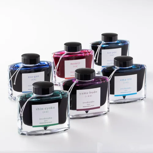 Miniatura 4 de Pilot pluma estilográfica tinta iroshizuku INK-50-SNK Shinkai