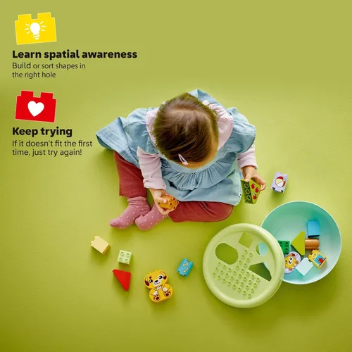 Miniatura 3 de LEGO DUPLO Mi primer clasificador de formas: juguete sensorial de casa de cachorro para niños pequeños - Juego de aprendizaje y clasificación
