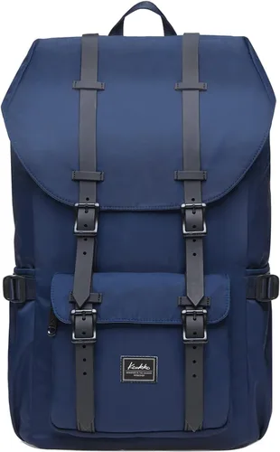 Miniatura 28 de Mochila para laptop Kaukko, senderismo y campamentos, mochila universitaria grande casual, mochila de hombro con capacidad para una laptop y Nailon