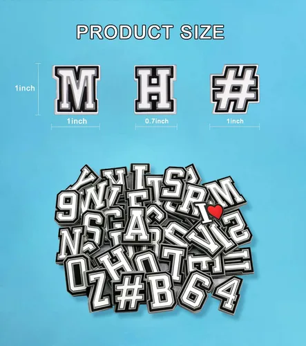 Miniatura 4 de Dijes para zapatos con letras A-Z, números 0-9, sandalias con dijes para zapatos, accesorios para niños, adolescentes y adultos