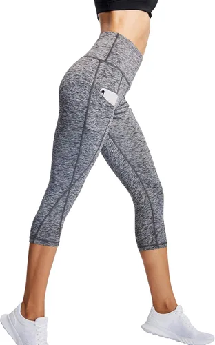 Miniatura 2 de NELEUS Pantalones de entrenamiento de cintura alta con control de abdomen para mujer