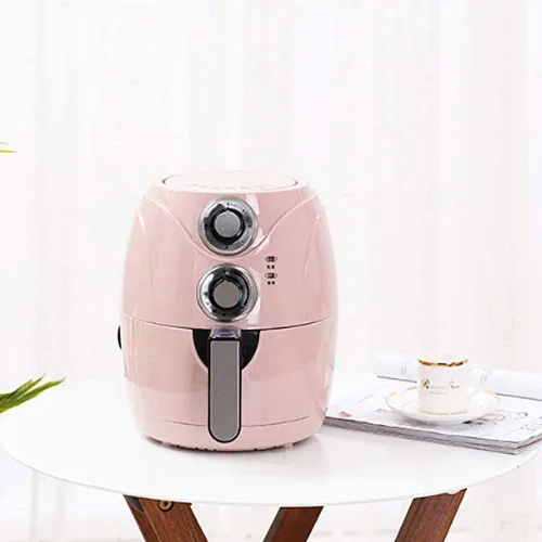 Miniatura 2 de 2.5L Air Fryer Household Oil-free, Timer & Temperature Control, Oil-Free, Non Stick Fry Basket, Dishwasher Safe Parts(Black)