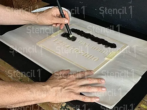 Miniatura 5 de Plantilla vertical personalizada de 8.5 x 11 pulgadas, personaliza tu propia plantilla, lavable, reutilizable y duradera, plantilla de mylar