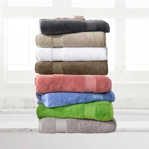 Miniatura 8 de Classic Turkish Towels CTT - Juego de 12 paños de primera calidad, 100% algodón turco, altamente absorbentes y de secado rápido, toallas faciales