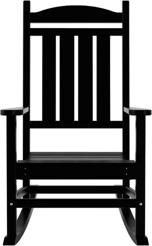 Miniatura 5 de WestinTrends Malibu - Mecedora para exteriores y patio, color negro